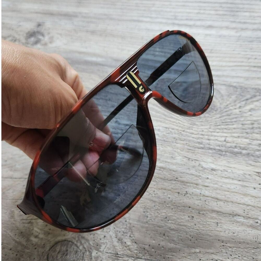Carrera 5412 Sunglasses Aviator Vintage 80s Miami Vice Readers 31 66 10 Germany - Picture 13 of 16
